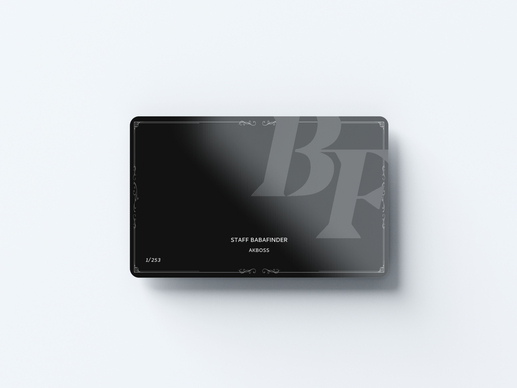 Metallic Tagcard v3 - Staff